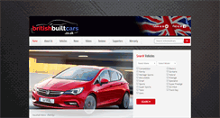 Desktop Screenshot of britishbuiltcars.co.uk