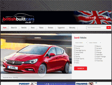 Tablet Screenshot of britishbuiltcars.co.uk